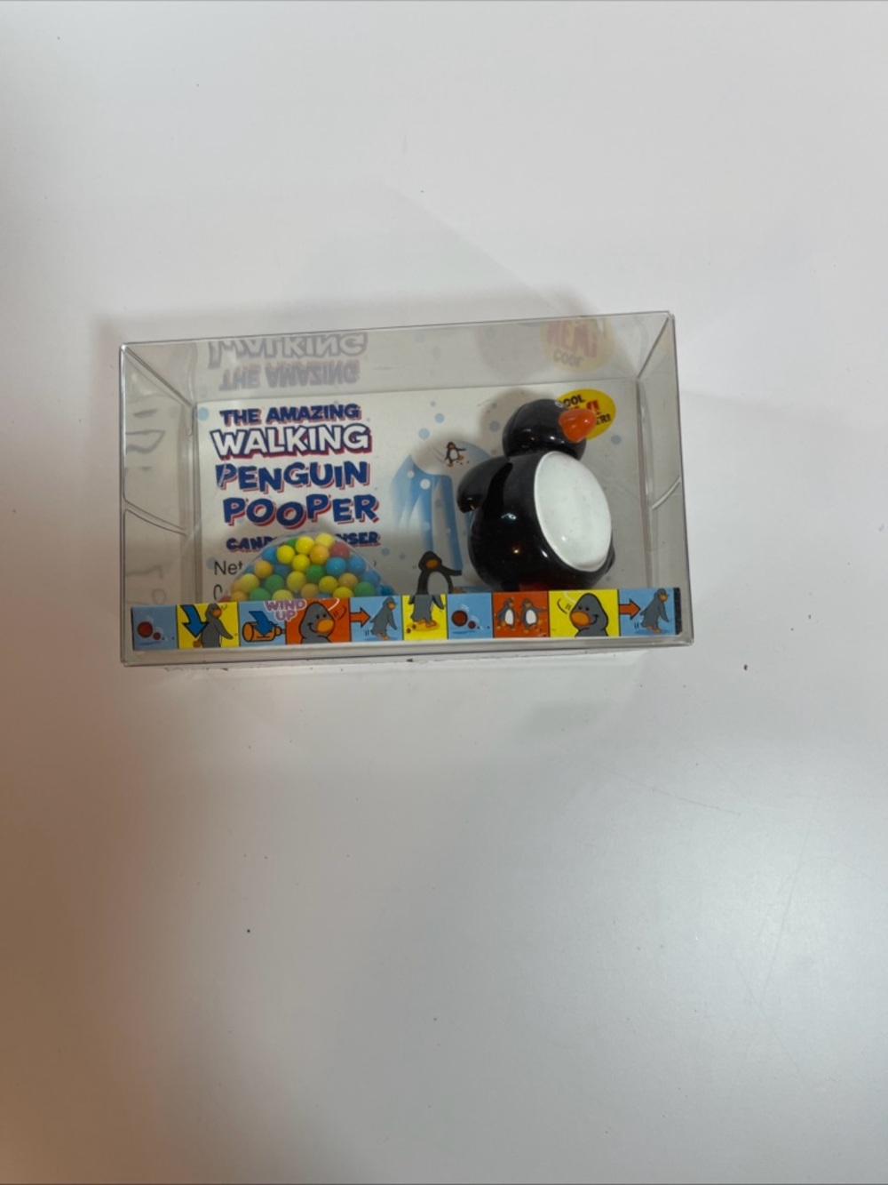 Amazing Walking Penguin Pooper Candy Dispenser NIB Collectible Essential Box Co
